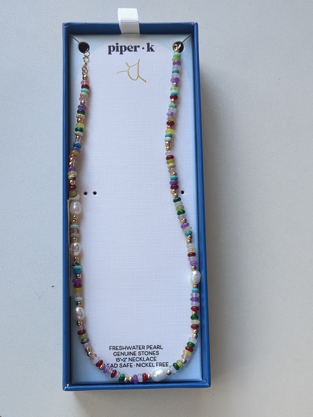 Piper Multicolor Freshwater Pearl Beaded Necklace
